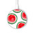 S3236 Watermelon Pattern Wireless Charger Pad 15W Type-C iPhone Android LED Light Charging Station