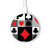 S3463 Poker Card Suit Wireless Charger Pad 15W Type-C iPhone Android LED Light Charging Station