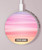 S3507 Colorful Rainbow Pastel Wireless Charger Pad 15W Type-C iPhone Android LED Light Charging Station