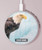 S3843 Bald Eagle On Ice Wireless Charger Pad 15W Type-C iPhone Android LED Light Charging Station