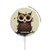 S0360 Coffee Owl Magnetic Wireless Charger Pad with MagSafe 15W for iPhone 16 15 14 13 12