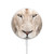 S2399 White Lion Face Magnetic Wireless Charger Pad with MagSafe 15W for iPhone 16 15 14 13 12
