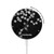 S2544 Japanese Kimono Style Black Flower Pattern Magnetic Wireless Charger Pad with MagSafe 15W for iPhone 16 15 14 13 12