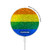 S2683 Rainbow LGBT Pride Flag Magnetic Wireless Charger Pad with MagSafe 15W for iPhone 16 15 14 13 12