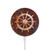 S2766 Ship Wheel Rusty Texture Magnetic Wireless Charger Pad with MagSafe 15W for iPhone 16 15 14 13 12