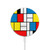 S3814 Piet Mondrian Line Art Composition Magnetic Wireless Charger Pad with MagSafe 15W for iPhone 16 15 14 13 12