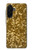 S3388 Gold Glitter Graphic Print Case For Samsung Galaxy A26