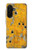 S3528 Bullet Rusting Yellow Metal Case For Samsung Galaxy A26