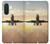 S3837 Airplane Take off Sunrise Case For Samsung Galaxy A26