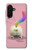 S3923 Cat Bottom Rainbow Tail Case For Samsung Galaxy A26