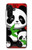 S3929 Cute Panda Eating Bamboo Case For Samsung Galaxy A26