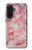 S2843 Pink Marble Texture Case For Samsung Galaxy A36