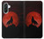S2955 Wolf Howling Red Moon Case For Samsung Galaxy A36