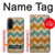 S3033 Vintage Wood Chevron Graphic Printed Case For Samsung Galaxy A36