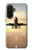 S3837 Airplane Take off Sunrise Case For Samsung Galaxy A36