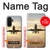 S3837 Airplane Take off Sunrise Case For Samsung Galaxy A36