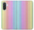 S3849 Colorful Vertical Colors Case For Samsung Galaxy A36