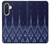 S3950 Textile Thai Blue Pattern Case For Samsung Galaxy A36