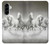 S0933 White Horses Case For Samsung Galaxy A56