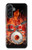 S1431 Skull Drum Fire Rock Case For Samsung Galaxy A56