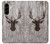 S2505 Reindeer Head Old Wood Texture Graphic Case For Samsung Galaxy A56