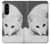 S2569 White Arctic Fox Case For Samsung Galaxy A56