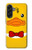 S2760 Yellow Duck Tuxedo Cartoon Case For Samsung Galaxy A56