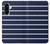 S2767 Navy White Striped Case For Samsung Galaxy A56