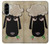 S2826 Cute Cartoon Unsleep Black Sheep Case For Samsung Galaxy A56