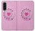 S2847 Pink Retro Rotary Phone Case For Samsung Galaxy A56