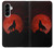 S2955 Wolf Howling Red Moon Case For Samsung Galaxy A56
