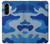 S2958 Army Blue Camo Camouflage Case For Samsung Galaxy A56
