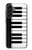 S3078 Black and White Piano Keyboard Case For Samsung Galaxy A56