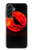 S3328 Crow Red Moon Case For Samsung Galaxy A56