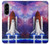 S3913 Colorful Nebula Space Shuttle Case For Samsung Galaxy A56