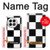S2492 Black and White Check Case For OnePlus 13