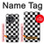 S1611 Black and White Check Chess Board Case For OnePlus 13R