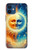 S3966 Artistic Sun Moon Case For iPhone 12 mini