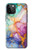 S4001 Multicolored Abstract Lilac Emerald Case For iPhone 12 Pro Max