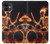 S3985 Fire Skull Drummer Case For iPhone 11