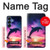 S3980 Dolphin Sunset Milky Way Case For Samsung Galaxy S25