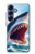 S4004 Oil Color Painting Giant Shark.jpeg Case For Samsung Galaxy S25