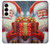 S4029 Xmas Smiling Santa Claus Gift Box Case For Samsung Galaxy S25 Plus