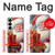 S4029 Xmas Smiling Santa Claus Gift Box Case For Samsung Galaxy S25 Plus