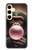 S3973 Chimpanzee Blowing Pink Bubblegum Case For Samsung Galaxy S24