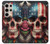S4015 Skull American Flag Case For Samsung Galaxy S24 Ultra