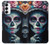 S3990 Girl Skull Steam Punk Gothic Case For Samsung Galaxy S23