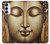 S4022 Vintage Buddha Face Golden Style Case For Samsung Galaxy S23