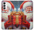 S4029 Xmas Smiling Santa Claus Gift Box Case For Samsung Galaxy S23