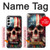 S4015 Skull American Flag Case For Samsung Galaxy S23 Plus